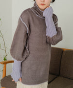 COLLAR REVERSIBLE KNIT