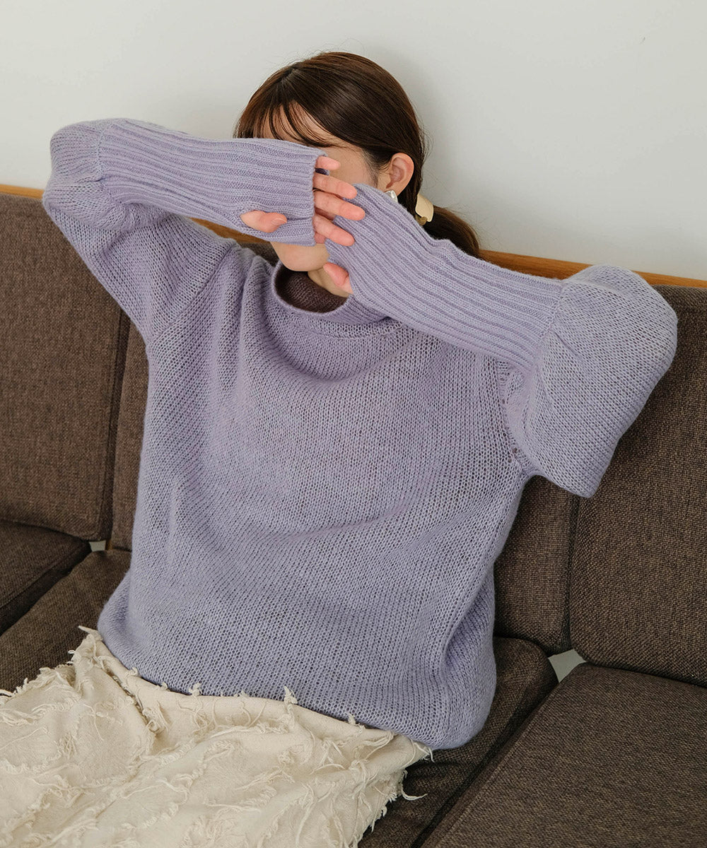 COLLAR REVERSIBLE KNIT
