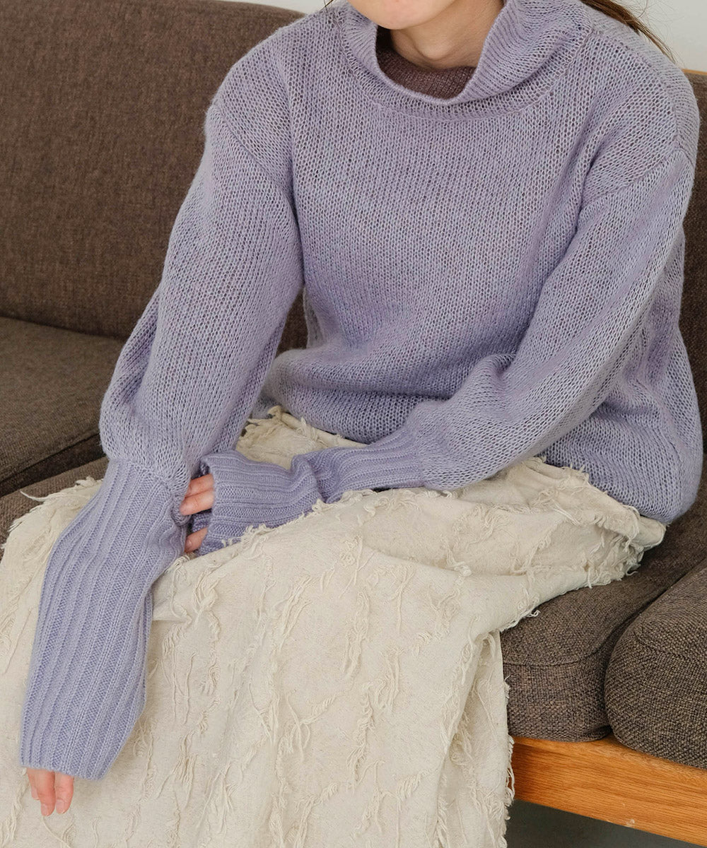 COLLAR REVERSIBLE KNIT