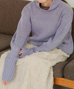 COLLAR REVERSIBLE KNIT