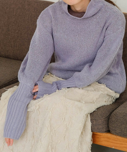 COLLAR REVERSIBLE KNIT