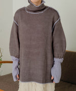 COLLAR REVERSIBLE KNIT