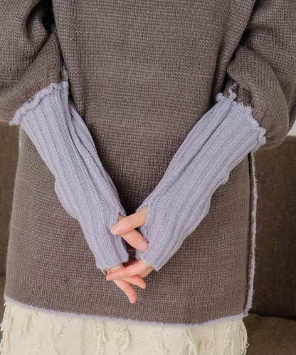 COLLAR REVERSIBLE KNIT
