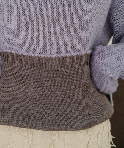 COLLAR REVERSIBLE KNIT