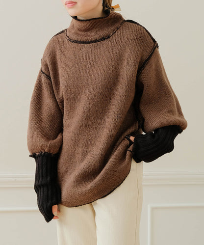 COLLAR REVERSIBLE KNIT