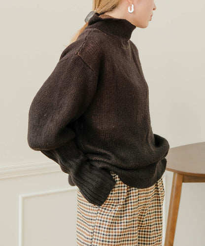 COLLAR REVERSIBLE KNIT