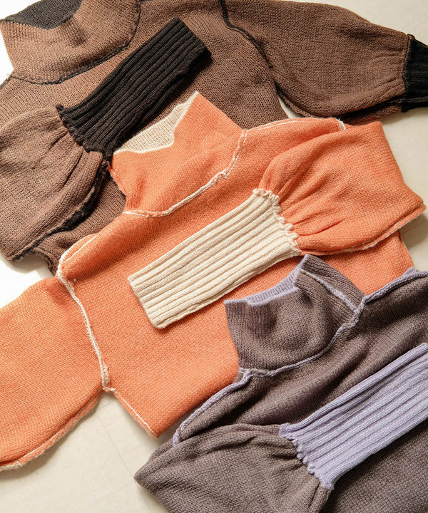 COLLAR REVERSIBLE KNIT