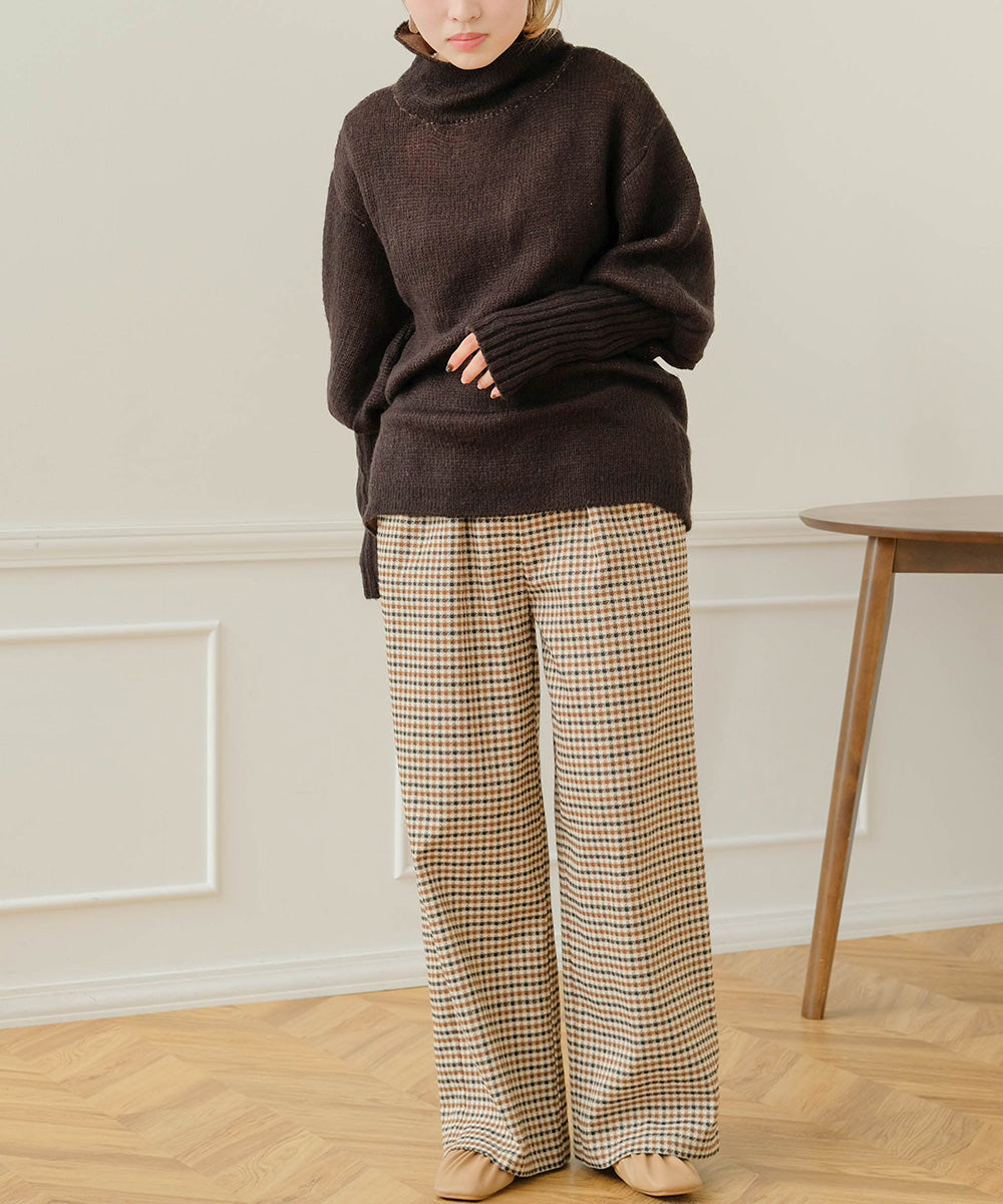 COLLAR REVERSIBLE KNIT