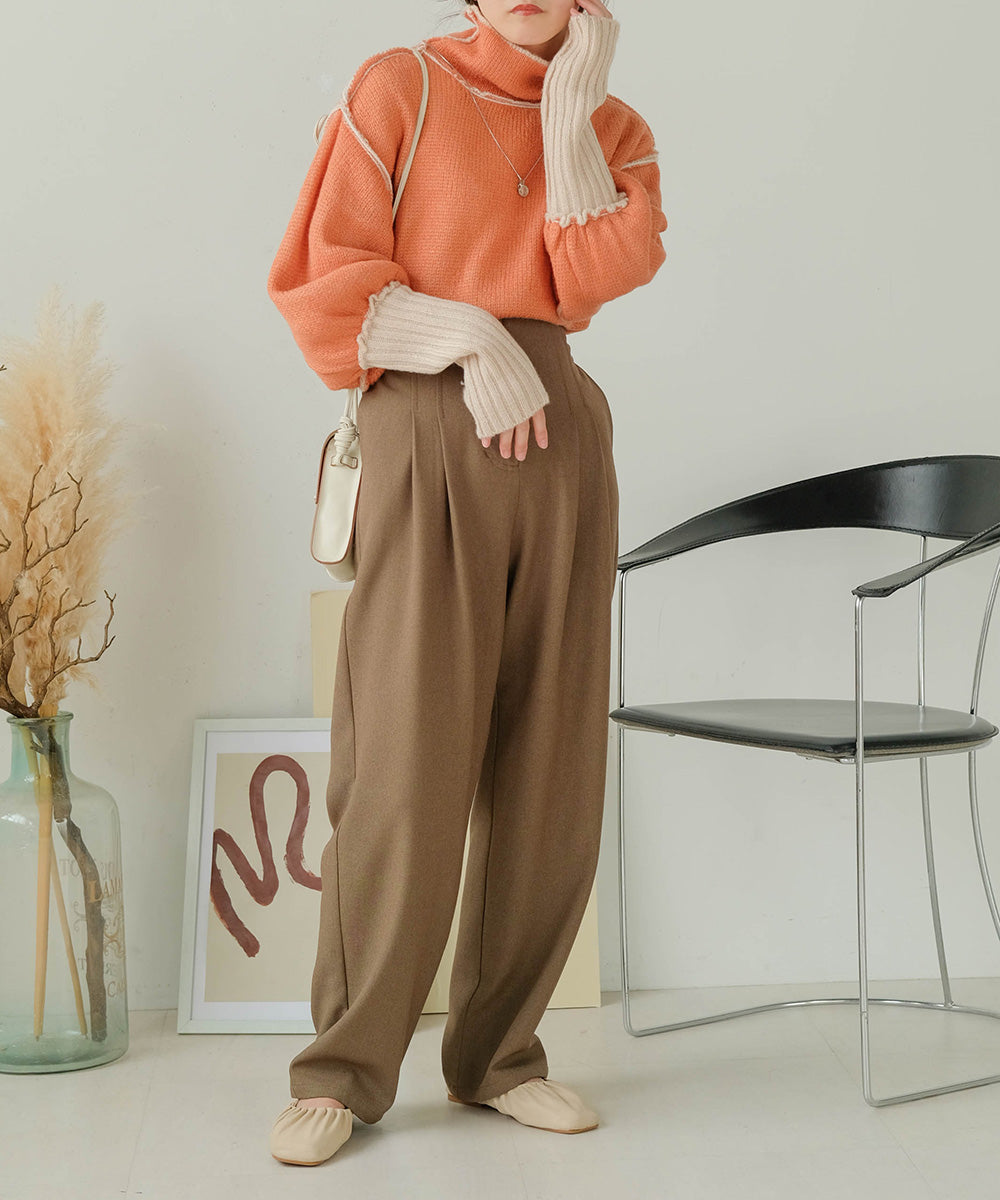 COLLAR REVERSIBLE KNIT