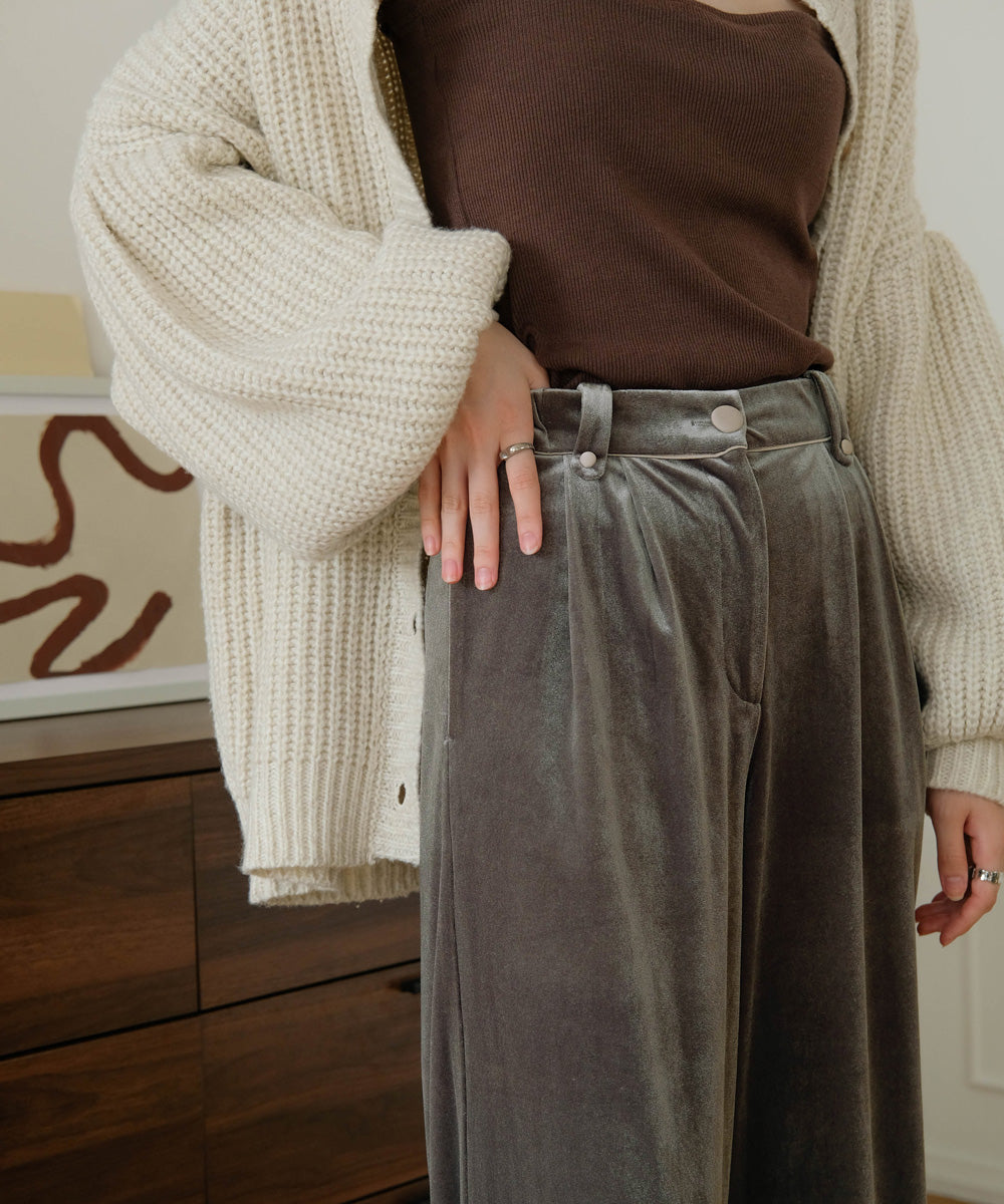 PIPING VELOR PANTS