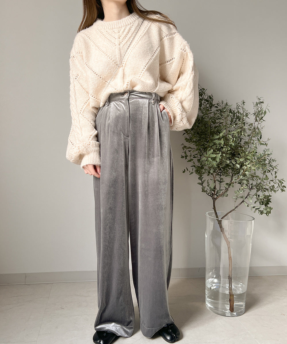 PIPING VELOR PANTS