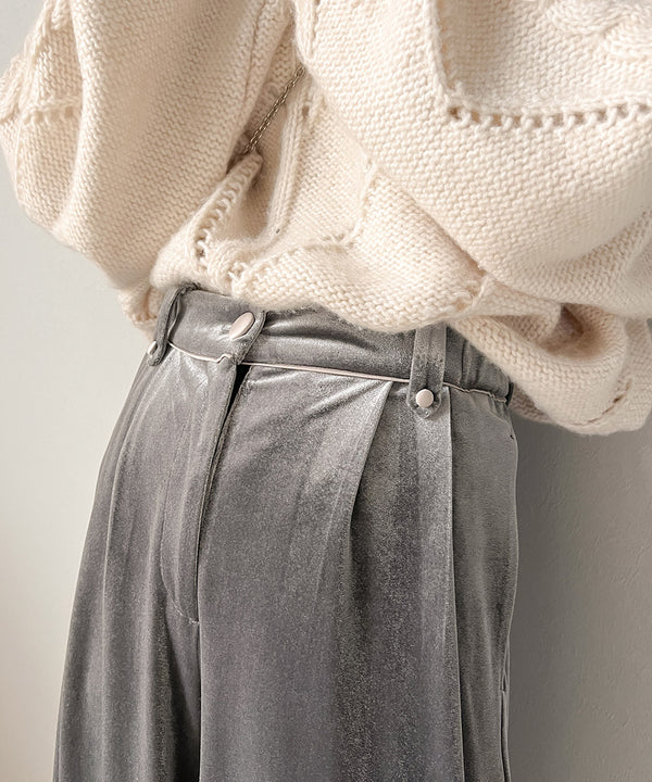 PIPING VELOR PANTS