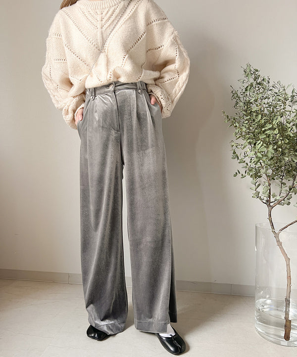 PIPING VELOR PANTS