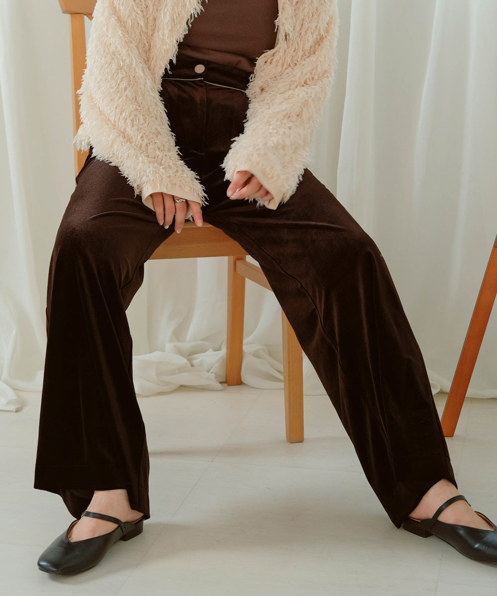 PIPING VELOR PANTS