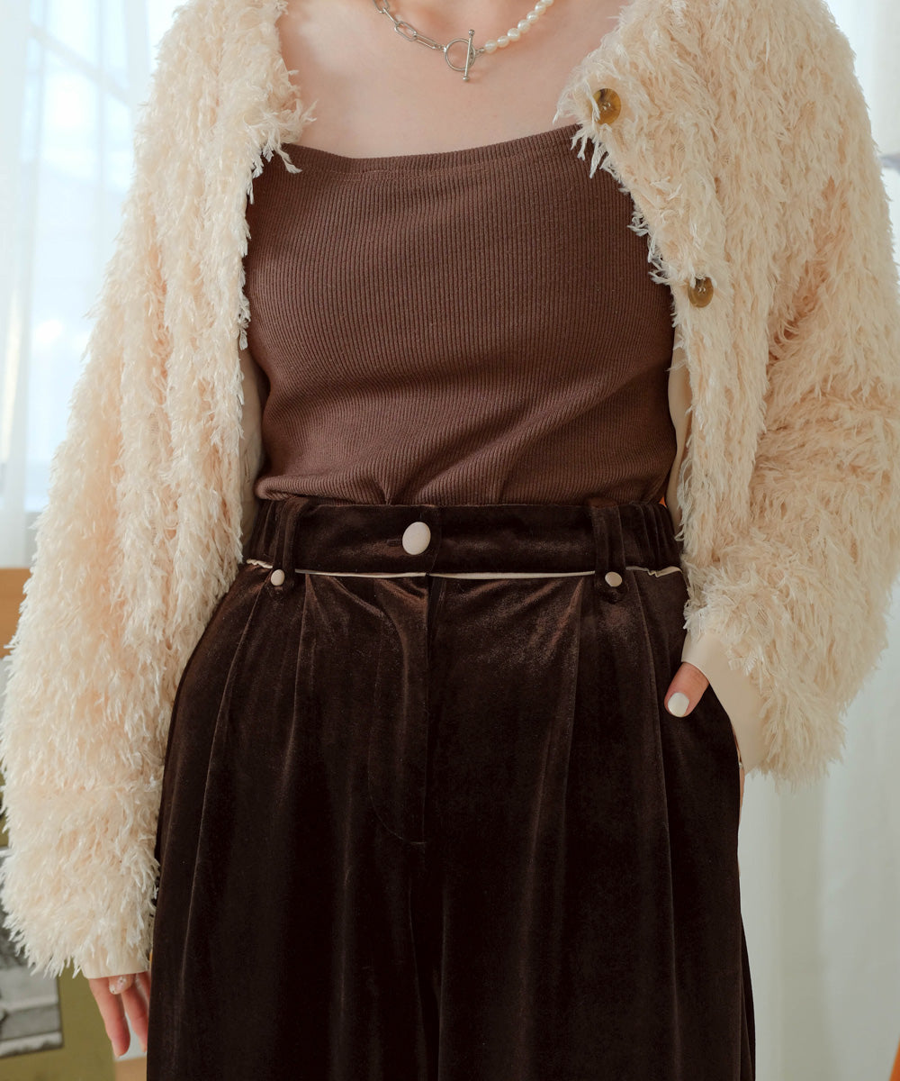 PIPING VELOR PANTS