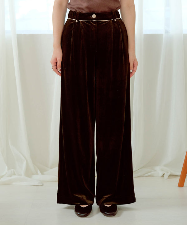 PIPING VELOR PANTS