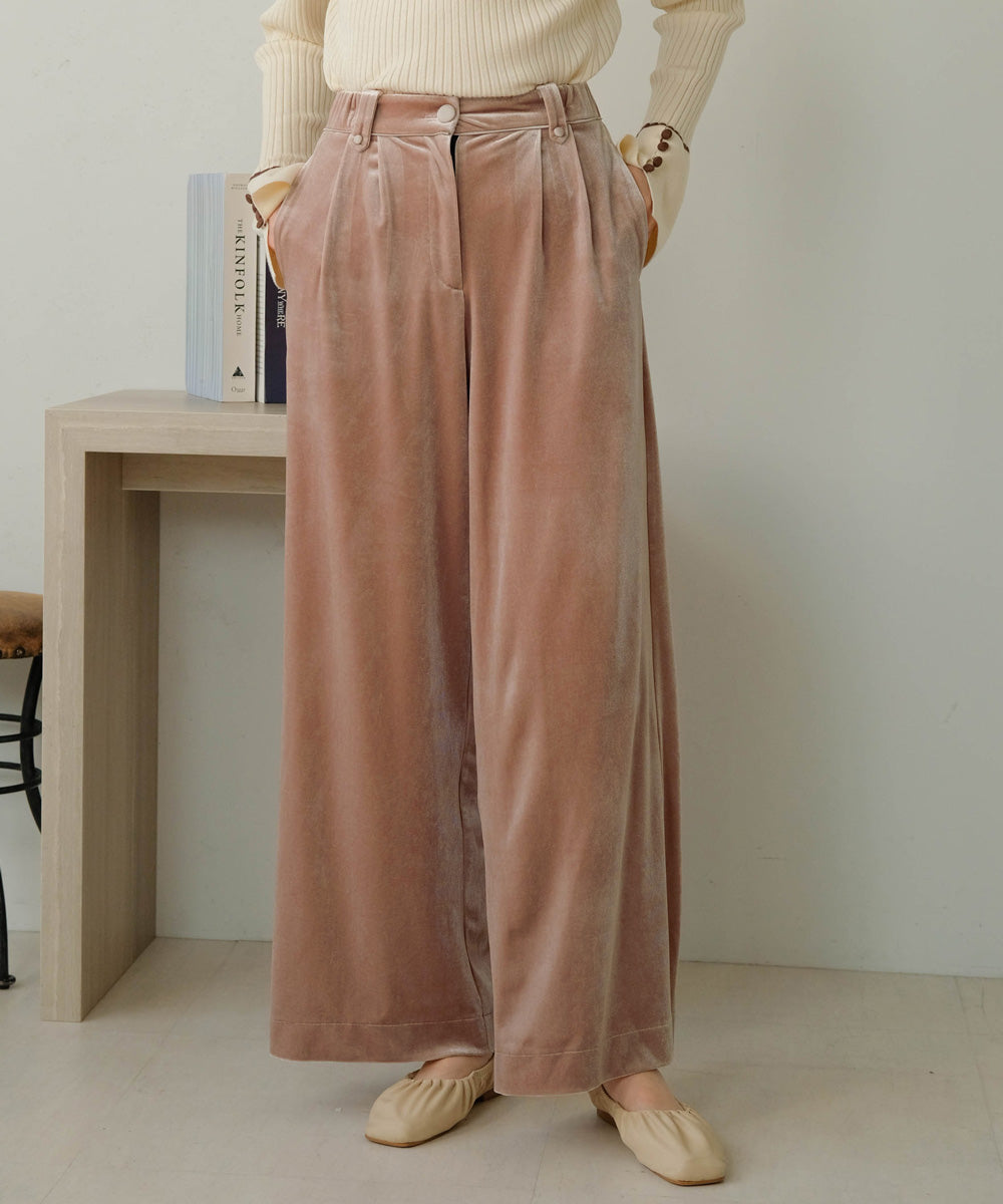 PIPING VELOR PANTS