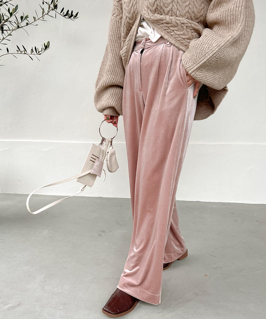PIPING VELOR PANTS