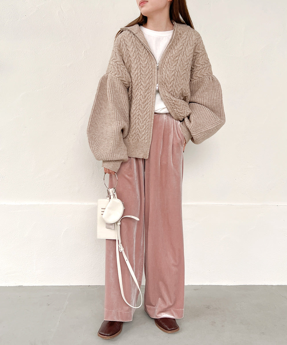 PIPING VELOR PANTS