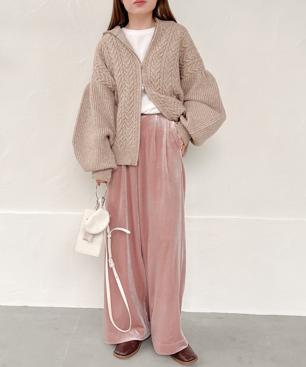 PIPING VELOR PANTS