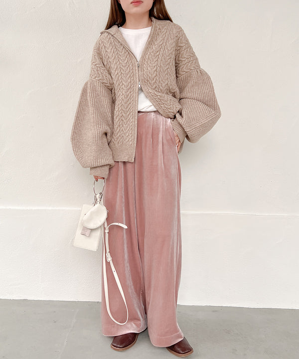 PIPING VELOR PANTS