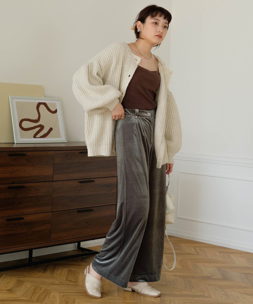 PIPING VELOR PANTS
