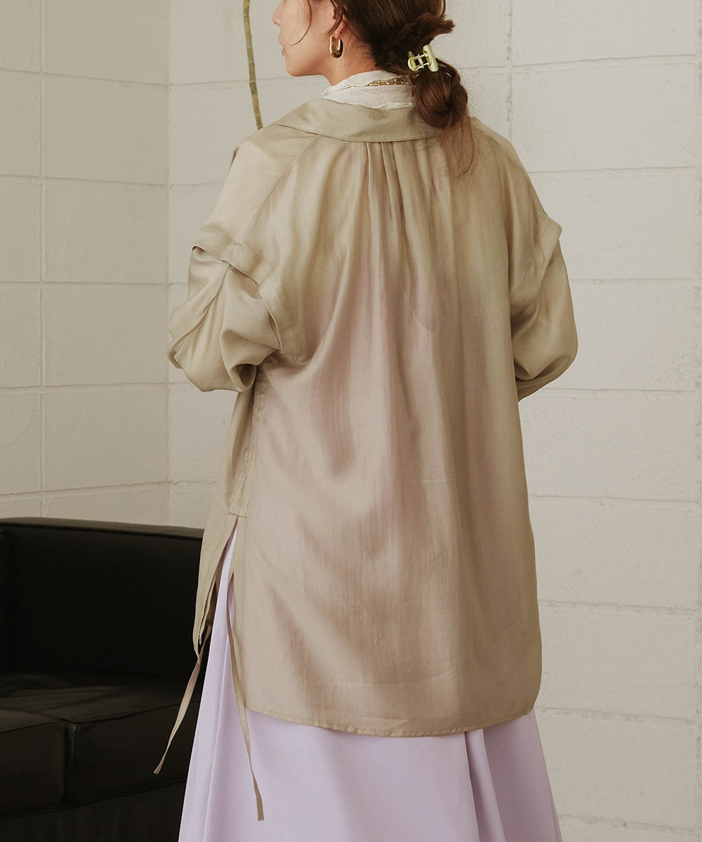 MULTI WAY SHEER SHIRT
