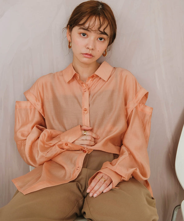 MULTI WAY SHEER SHIRT