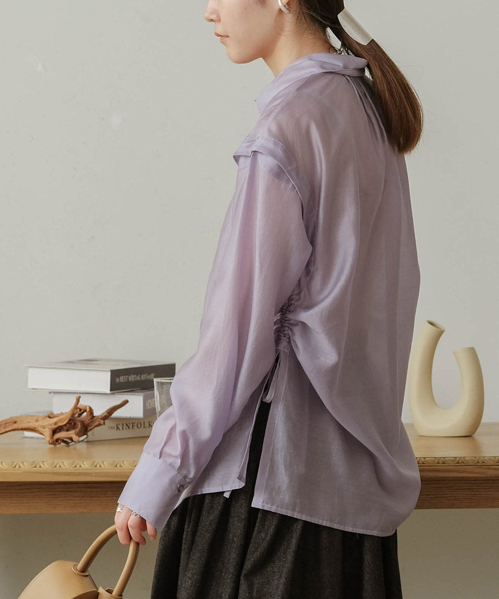 MULTI WAY SHEER SHIRT