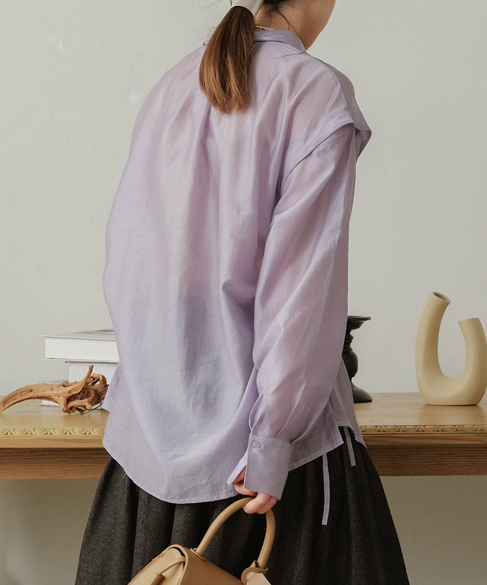 MULTI WAY SHEER SHIRT