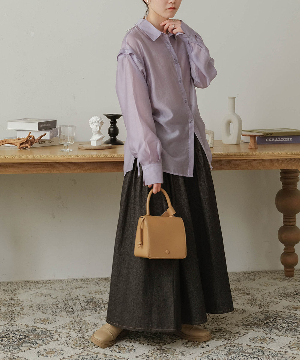 MULTI WAY SHEER SHIRT