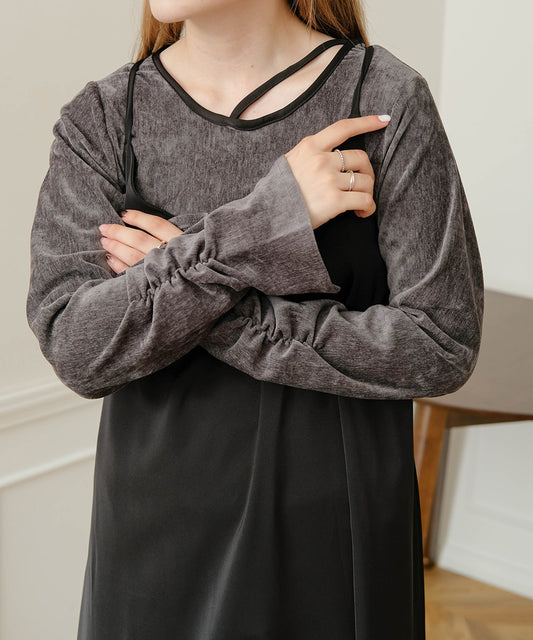 LINE NECK VELORR TOPS