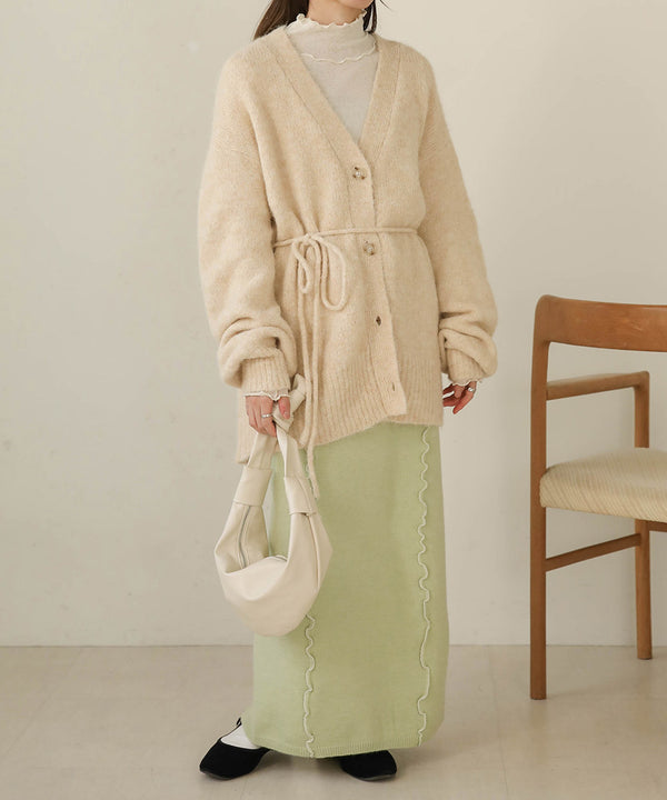 WAVE MELLOW KNIT SKIRT
