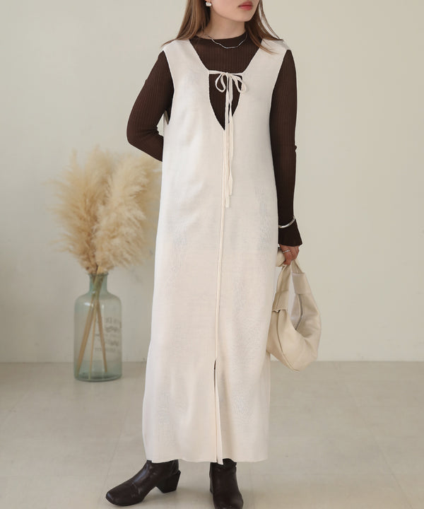 2WAY KNIT JUMPER ONEPIECE