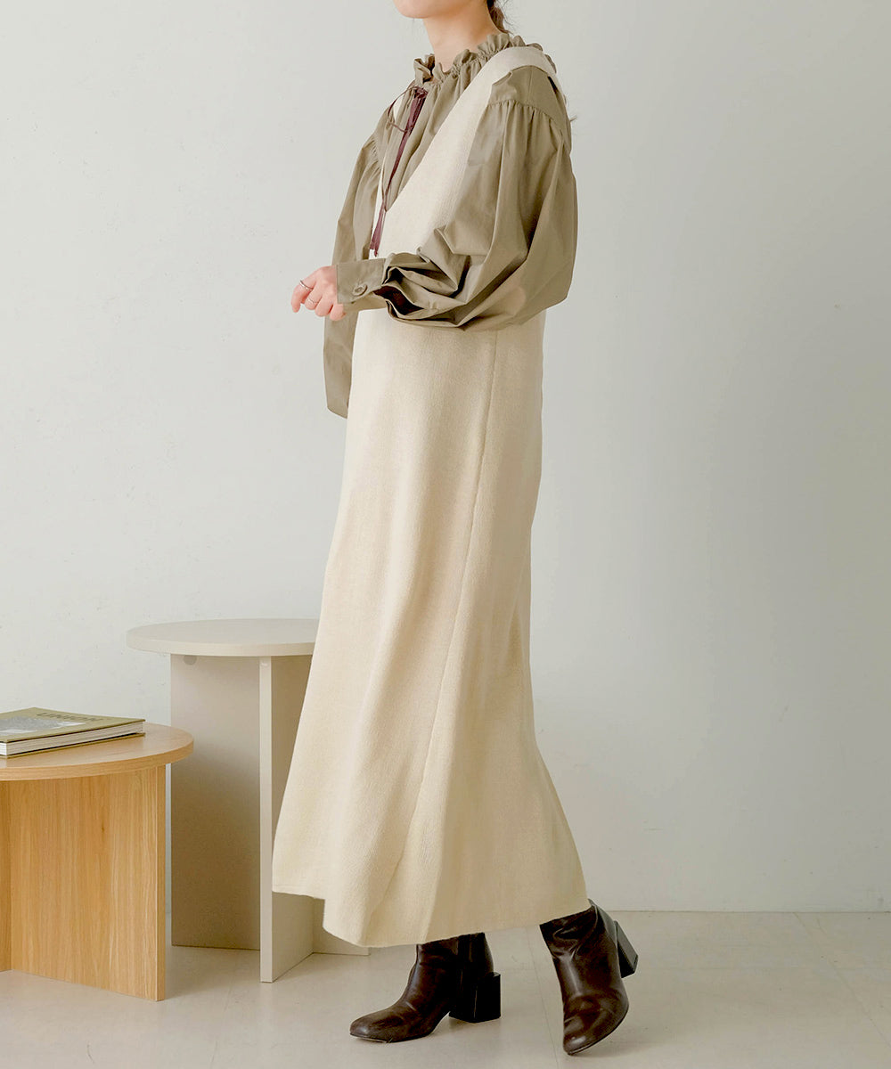 2WAY KNIT JUMPER ONEPIECE