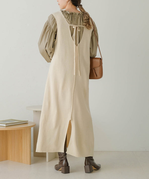 2WAY KNIT JUMPER ONEPIECE