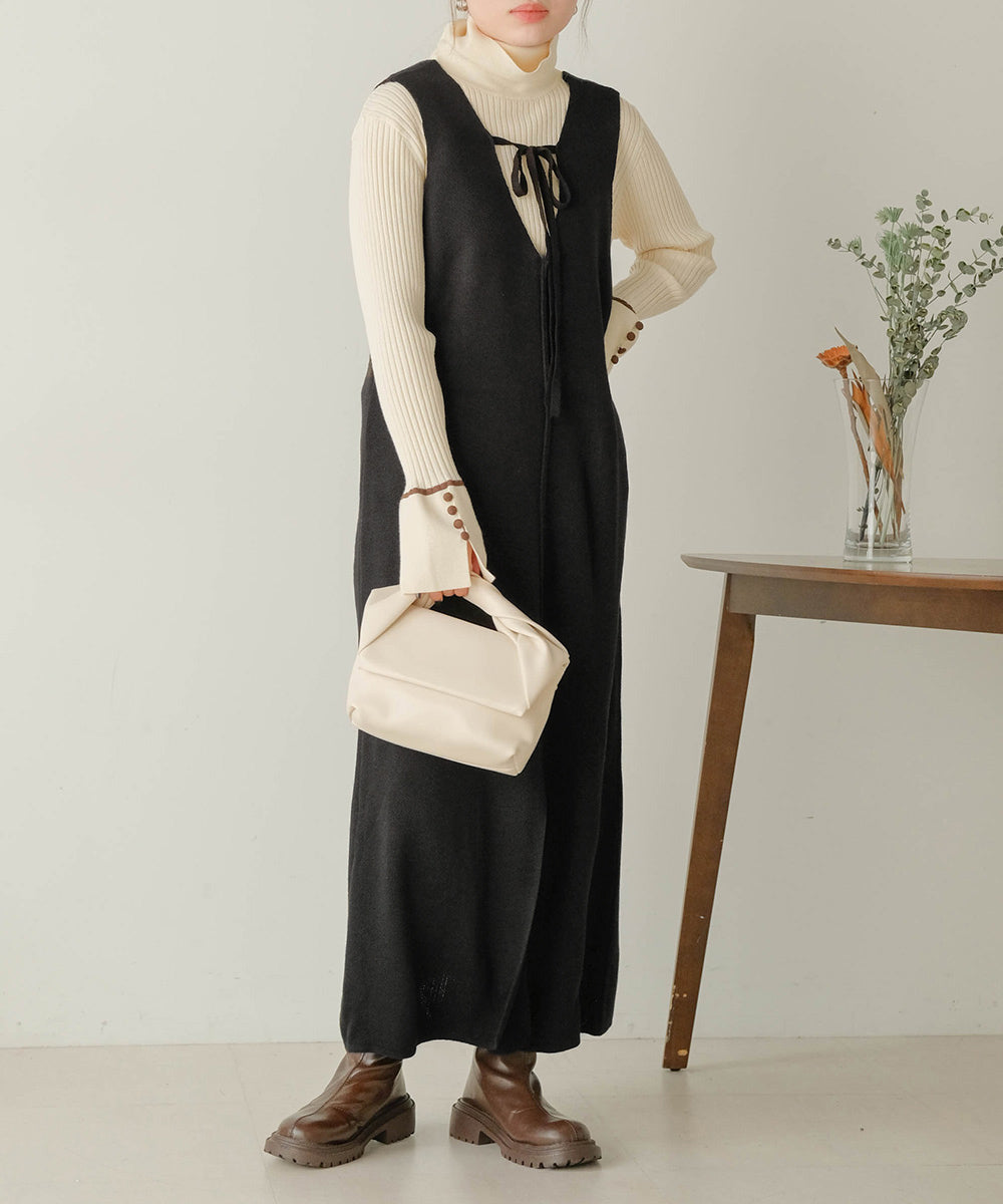 2WAY KNIT JUMPER ONEPIECE