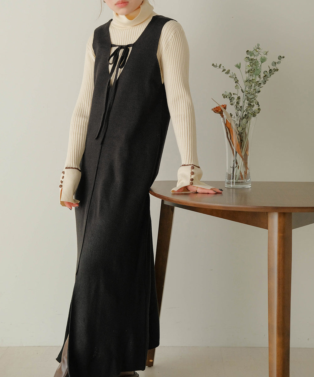 2WAY KNIT JUMPER ONEPIECE