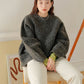 CABLE KNITTING LOOUSEN KNIT