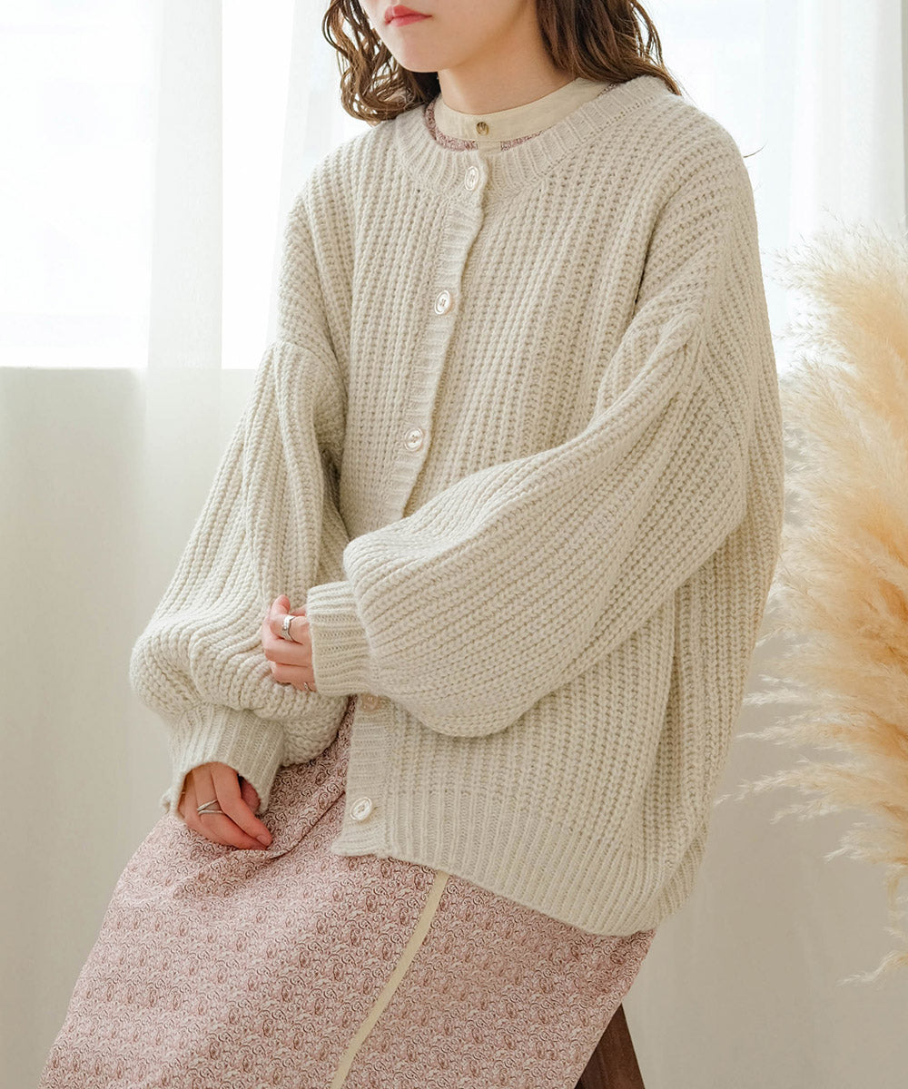 2WAY VOLUME KNIT CARDIGAN – Bab