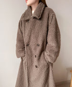 SHAGGY DOUBLE LONG COAT
