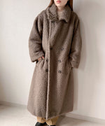 SHAGGY DOUBLE LONG COAT