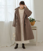 SHAGGY DOUBLE LONG COAT