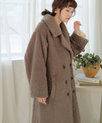 SHAGGY DOUBLE LONG COAT