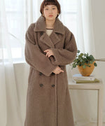 SHAGGY DOUBLE LONG COAT