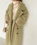 SHAGGY DOUBLE LONG COAT