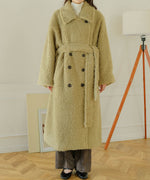 SHAGGY DOUBLE LONG COAT