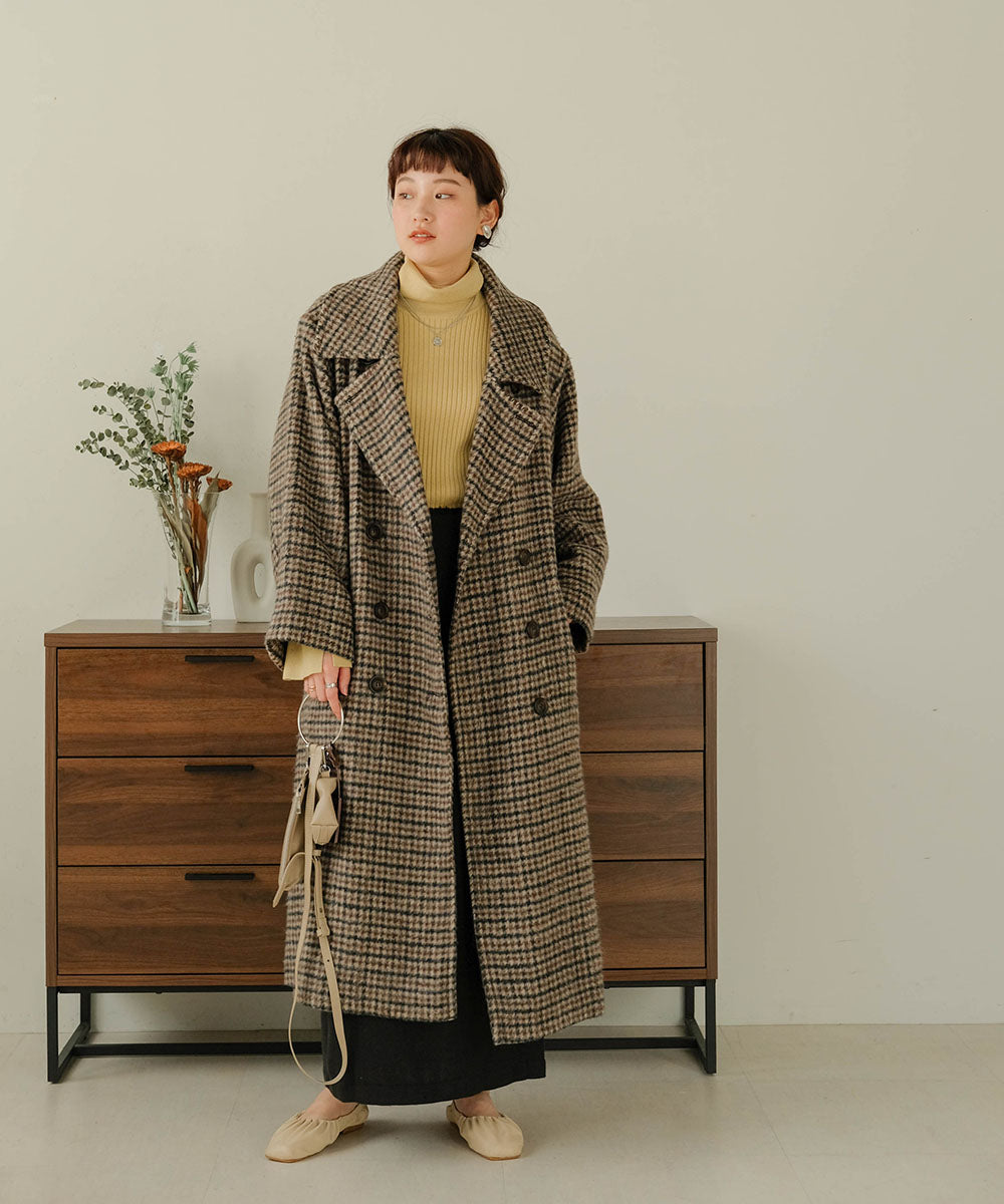 SHAGGY DOUBLE LONG COAT
