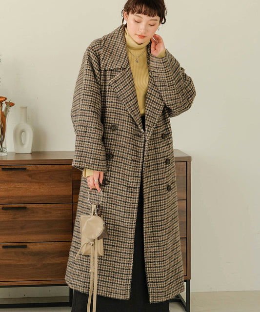 SHAGGY DOUBLE LONG COAT
