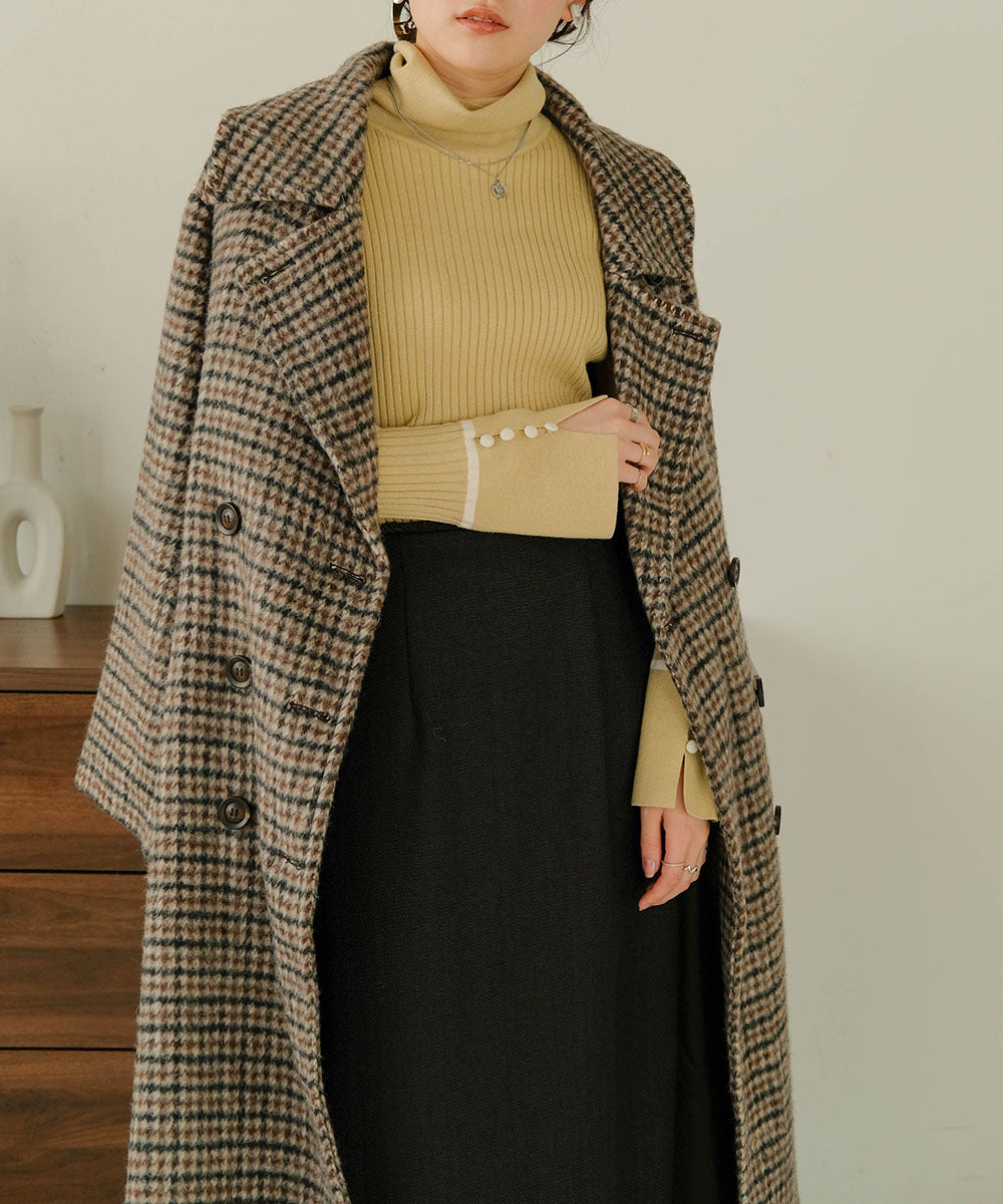 SHAGGY DOUBLE LONG COAT